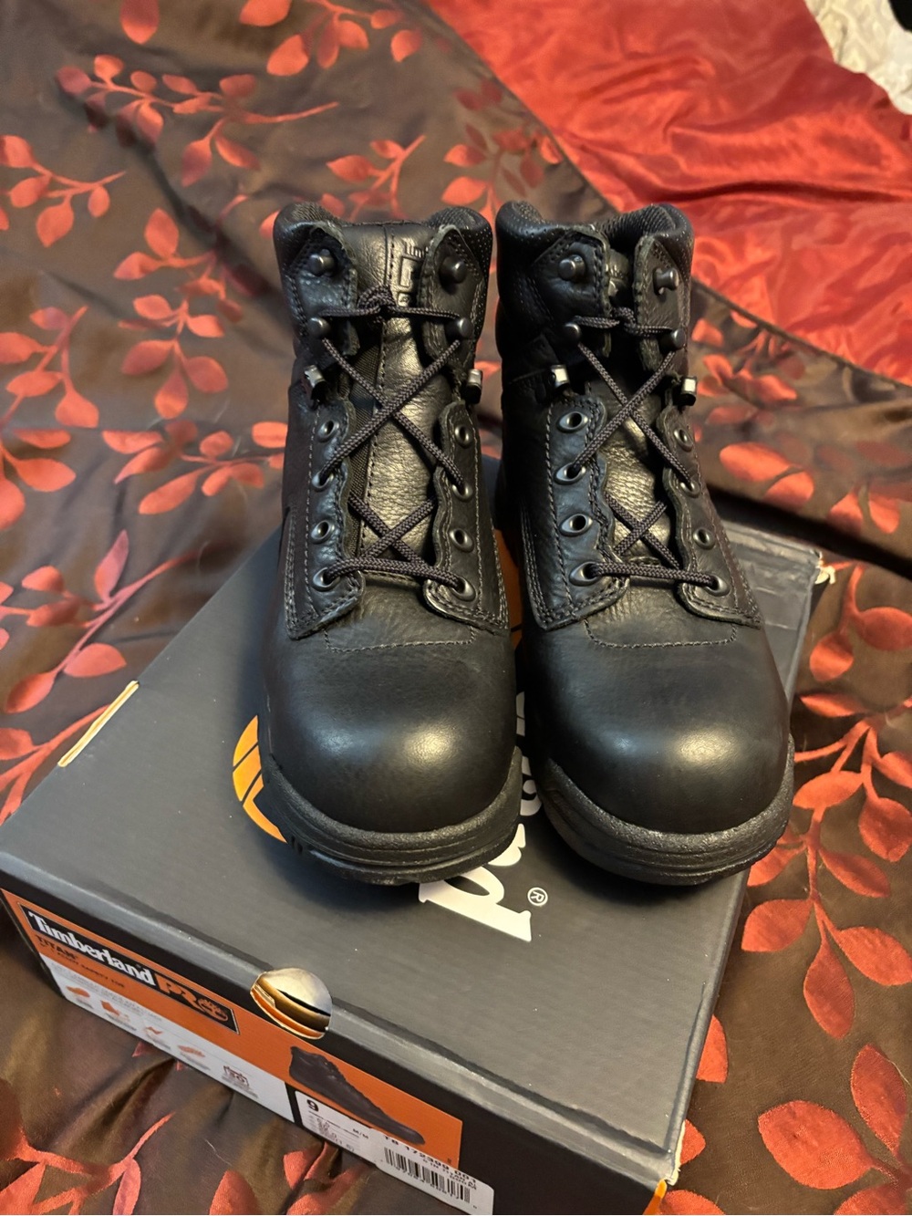 Timberland PRO Black Leather Safety Boots